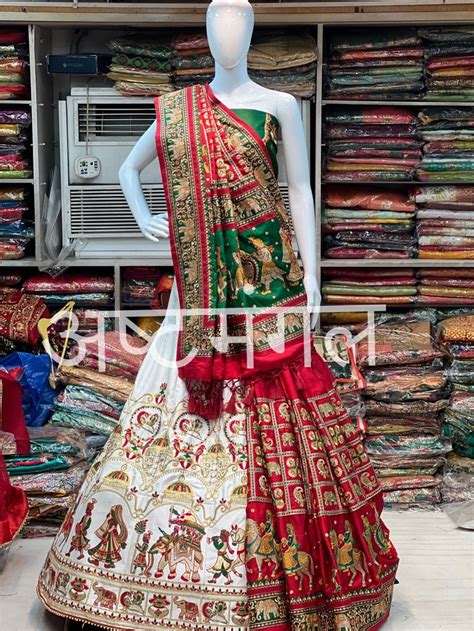 Bridal Rajwadi Gharchola Panetar Lehenga Designer Outfits Woman