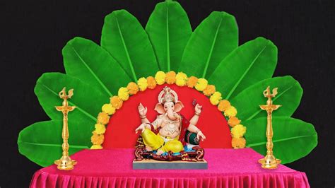 Ecofriendly Ganpati Decoration Ideas For Home Easy Varalakshmi