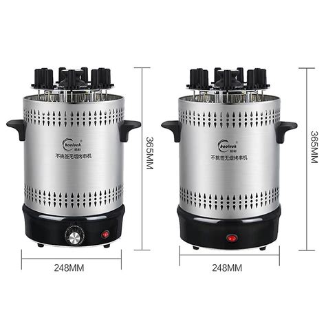 electric grills oven home smokeless grill automatic rotating barbecue