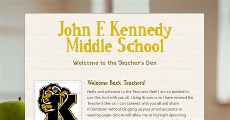 John F. Kennedy Middle School | Smore Newsletters