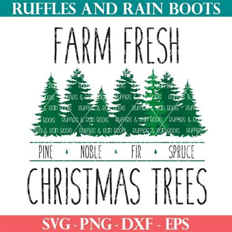 Art Collectibles Digital Retro Christmas Svg Farm Fresh Christmas