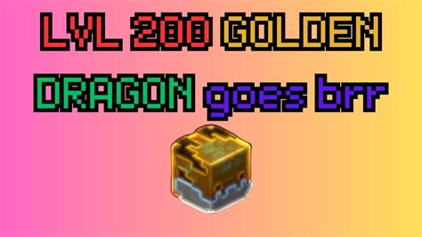 LVL 200 GOLDEN DRAGON Hypixel Skyblock YouTube