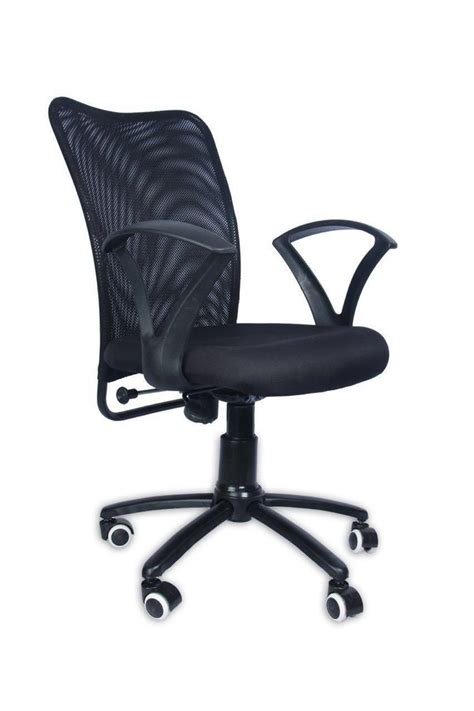 Leather Sigma Mesh Back Revolving Chair Black At Rs In Ulhasnagar