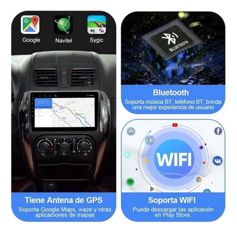 Carplay Ram Estéreo 2 Gb Para Suzuki Sx4 2005 2014 Gps Wifi Cuotas