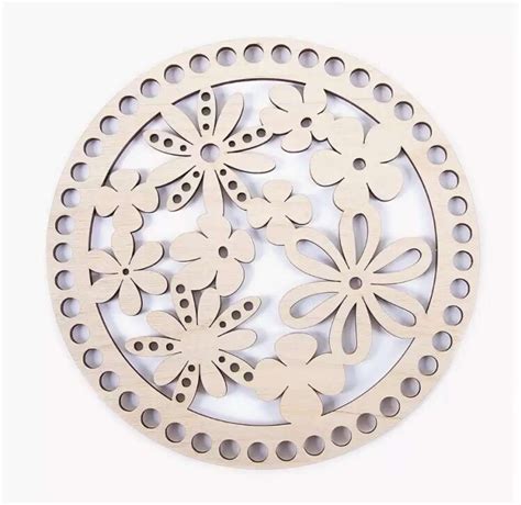 Laser Cut Wooden Mandala Coaster CDR Vectors File Vectors File