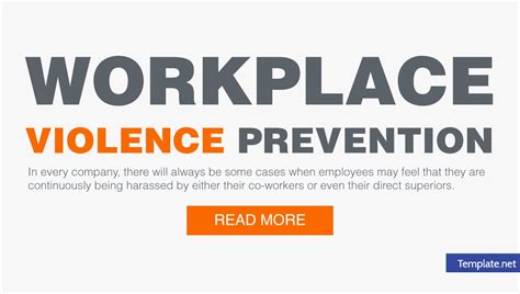 Workplace Violence Policy Template