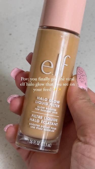 E L F Halo Glow Liquid Filter Complexion Booster For A Glowing Soft