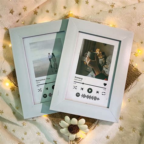 Jual SPOTIFY MUSIC FRAME FREE BOX BINGKAI SPOTIFY BINGKAI FOTO KADO