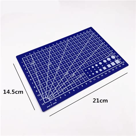 Moocorvic A5 Art Self Healing Pvc Cutting Mat Double Sided Gridded