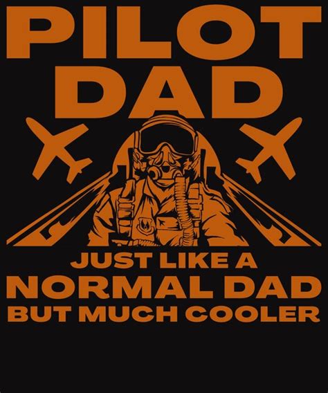 Premium Vector Pilot Dad Tshirt Design Vector Illustration