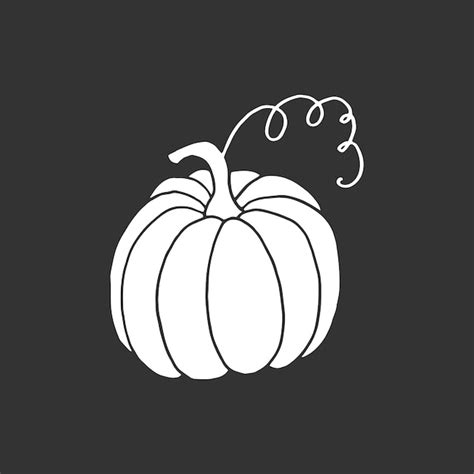 Premium Vector Pumpkin Autumn Halloween Or Thanksgiving Pumpkin Symbol