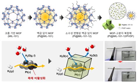 Mof 기반 백금 촉매 원전 폐수 속 삼중수소 제거 효율 높인다