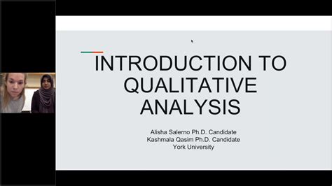 Introductory Qualitative Research Methods Youtube