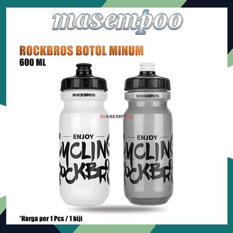 Jual ROCKBROS Botol Minum Sepeda Olahraga Sport DCBT68 600ml Tempat