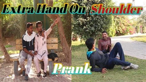 Extra Hand On Shoulder Funny Public Prank Dash Pranks Youtube