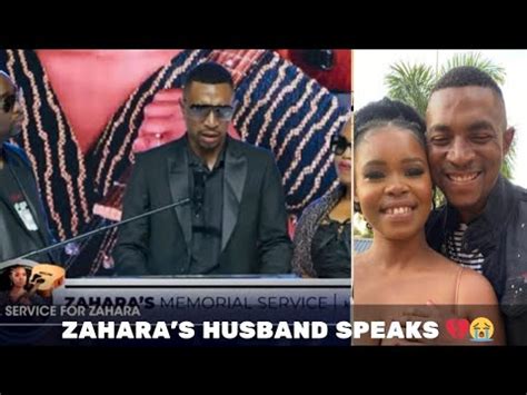 Zahara S Husband Heartwarming Speech At Her Memorial Service Mpho