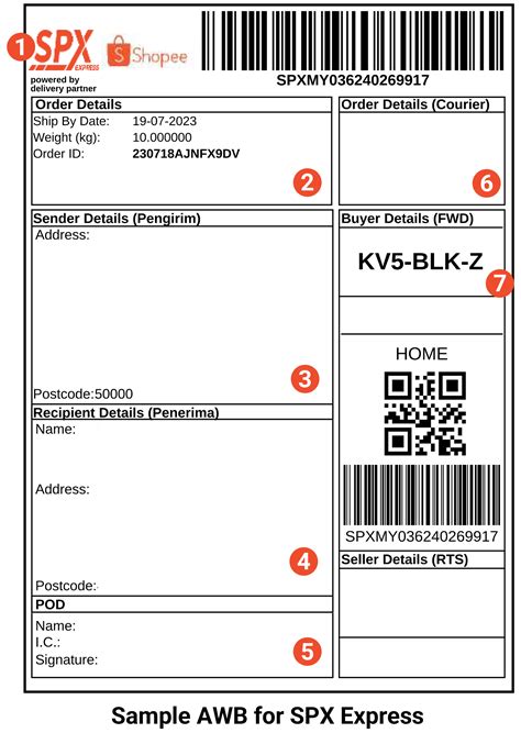 Update As Of May Shopee Air Waybill Standardisation Shopee My