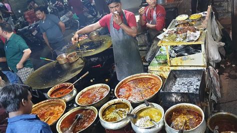 Non Veg Heaven Of India Awesome Indian Street Food Bhatiyar Gali