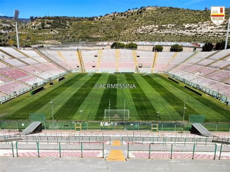 Messina Restyling Per Il Manto Erboso Dello Stadio Franco Scoglio