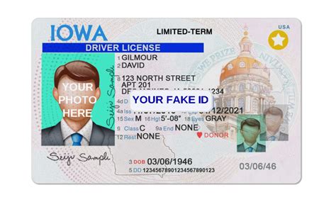 Iowa Fake Id Template Best Fake Id Templates