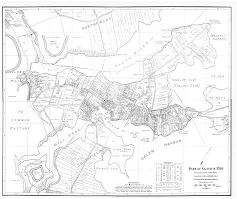 Salem Witch Trials: Map of Salem 1700 | Salem witch trials, Witch ...