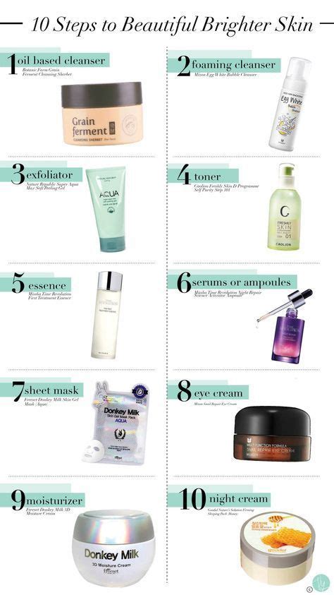 Korean Skin Care Routine Guide Skin Care Korean 10 Step Skin Care