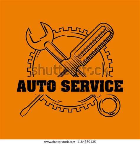 Auto Repair Service Stock Vector Royalty Free 1184350135 Shutterstock