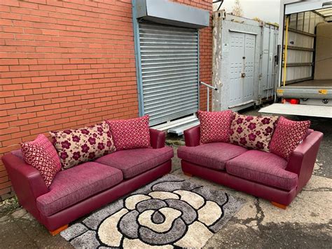 Fabric Dfs Sofas 3and2 Delivery 🚚 Sofa Suite Couch Furniture In Glasgow