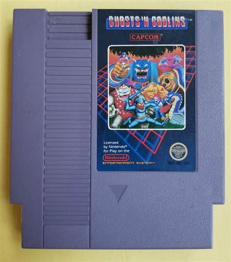 Ghosts N Goblins NES Cartridge 1986 Nintendo Entertainment System