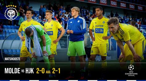 Molde Fk Vs Hjk 2 1 Uefa Champions League Youtube