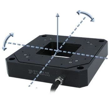 tip tilt stages kinematic mounts steering mirror systems  pi