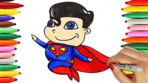 How To Draw Baby Superman And More Superhero Characters Hooplakidz