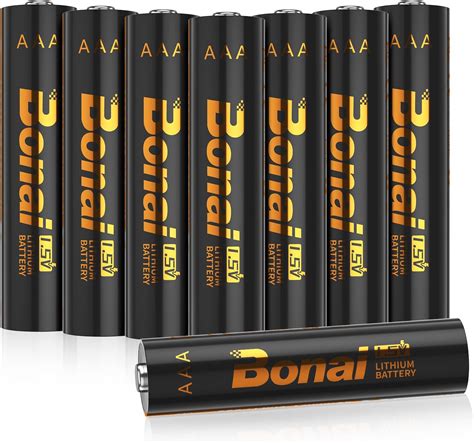 Amazon BONAI AAA Lithium Batteries 1 5V 1200mAh Longest Lasting