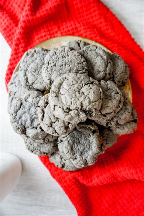 Easy Black Sesame Cookies Mochi Mommy