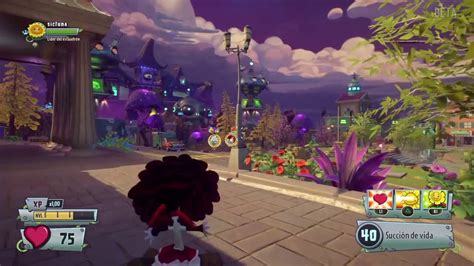 Plants Vs Zombies Garden Warfare 2 Vampire Flower Gameplay Girasol Vampiro Youtube