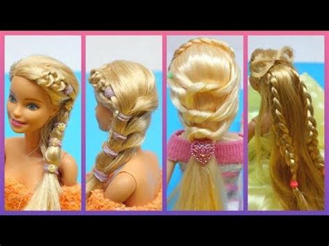 Barbie Doll Hair How To Make Barbie Hairstyles DIY Doll Hairstyles