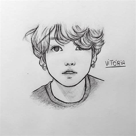 Pin By Nochu Chimmy On Jungkook Fanart Bts Drawings Kpop Drawings