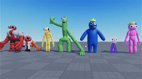 All Morphs Models In Rainbow Friends Morph Game Youtube