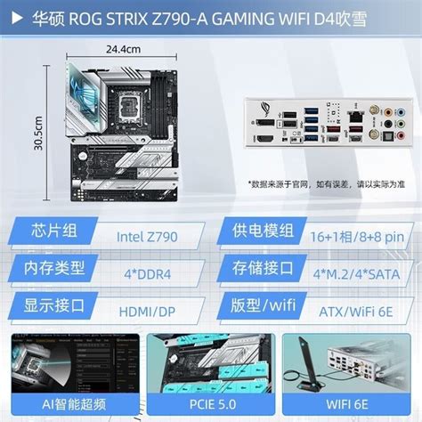 【手慢无】华硕rog Z790 A Gaming Wifi吹雪主板套装特价4999！华硕 Rog Maximus Z790 Hero家电