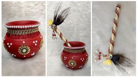 Easy Matki Decoration Idea How To Decorate Pot At Home Diy Matki