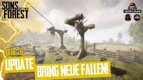 Sons Of The Forest S2F28 Neue Fallen Im Spiel Fenstermodus Im