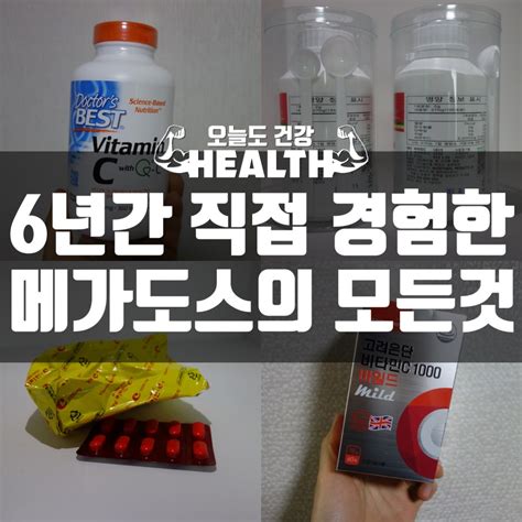 비타민c 메가도스 요법무섭고도 솔직한 6년후기부작용제품선택 네이버 블로그