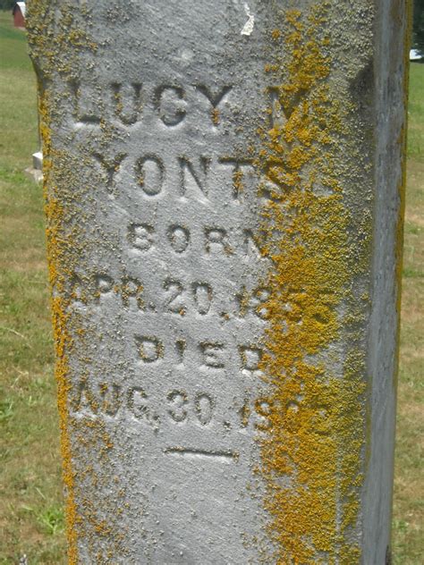 Lucy Matilda Cornett Yonts 1855 1902 Find A Grave Memorial