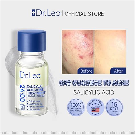 Dr Leo Acne Essence Salicylic Acid Anti Acne Serum Lighten Acne Scars