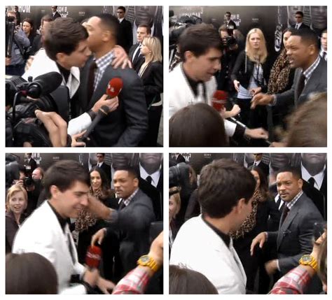 Will Smith Slaps Journalist Who Tries To Kiss Him