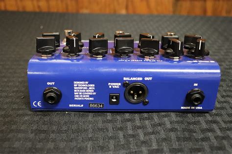 Isp Technologies Beta Bass Preamp Blue Kands Music Center Llc