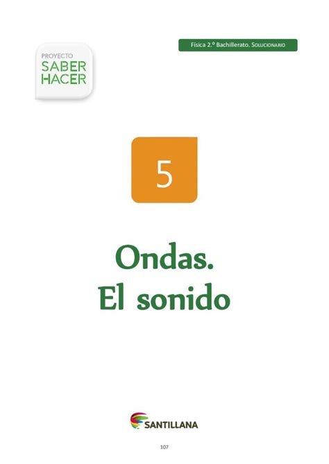 Pdf Tema Ondas El Sonido F Sica Bachillerato