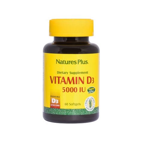 Natures Plus Vitamin D Softgels Iu Ct King Soopers