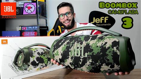 Chegou Minha Jbl Boombox Camuflada T Linda Demais A Melhor Caixa