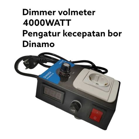 Jual AEBRAND DIMMER AC VOLMETER 4000W DIMMER PENGATUR KECEPATAN 4000